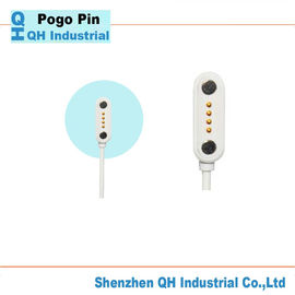 4Pin2.54mm间距 Pogo Pin弹簧针磁吸连接器